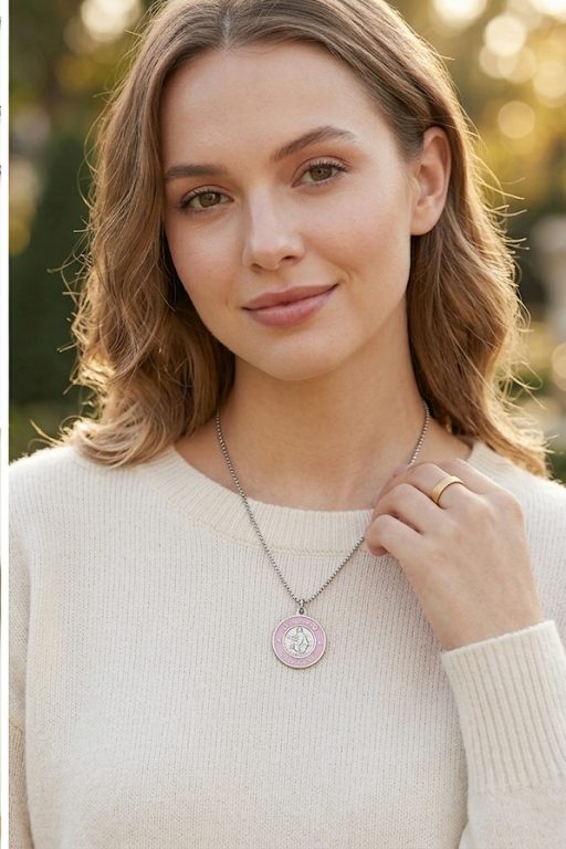 The Forever Necklace, worn